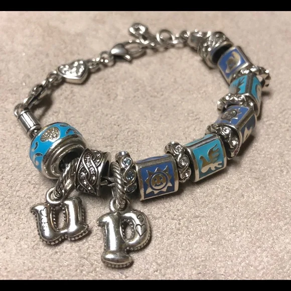 🆕 Brighton Alphabet Collection letter p silver charm NWOT Retired - Picture 3 of 4